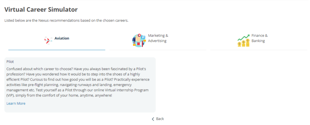 Mindler Virtual Career Simulator